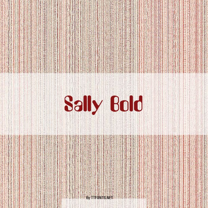 Sally Bold example